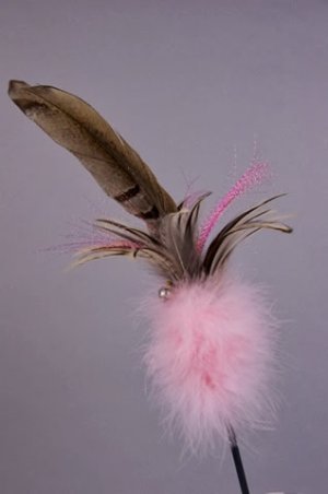 画像1: キジ羽根とピンク・ボア（ブティック卑弥呼）