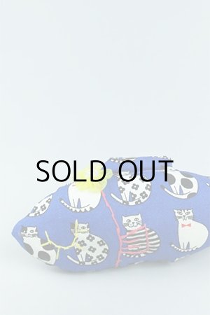 画像1: ‘ Madam Junko’のオーガニック・キャットニップ お魚 《キャット・パレード・ブルー地》