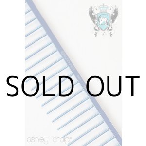 画像: Ashley Craigアシュレイ・クレイグ・グレイハウンド・コーム 《ビッチ極粗目29本》キャンディブルー ( made in England)