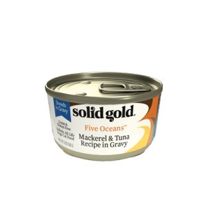 画像: ソリッドゴールド　サバ＆ツナ缶（猫用） 10個セット