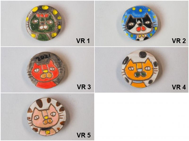 画像: Meguちゃんの 益子焼のマグネット【マグネっZOO】VR