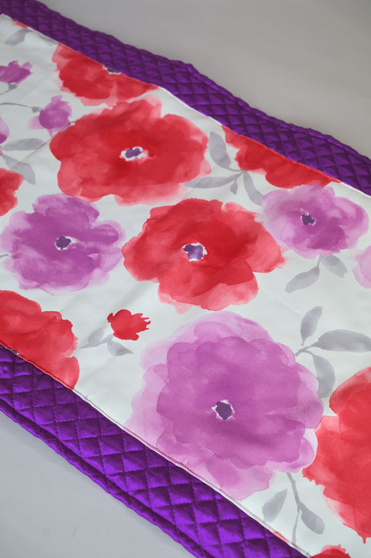 画像: ワンとニャンのすて〜きなマット〈Watercolor Flowers - L〉